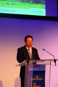 Masatoshi Kimata, presidente di Kubota corporation.